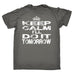 123t Men's Keep Calm I'll Do It Tomorrow Funny T-Shirt