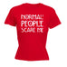 123t Women's Normal People Scare Me Funny T-Shirt