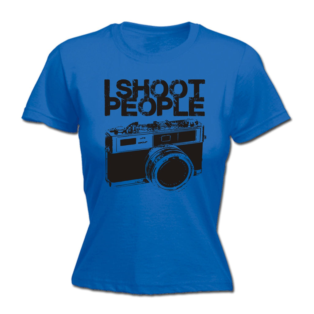 123t Women's I Shoot People Funny T-Shirt