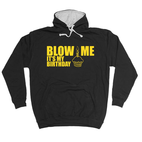 123t Blow Me It's My Birthday Funny Hoodie
