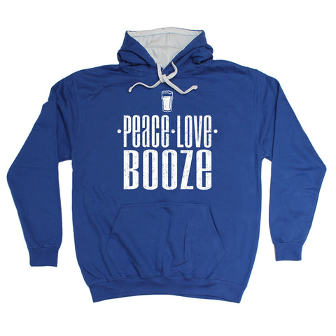 123t Peace Love Booze Funny Hoodie, 123t
