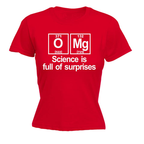 123t Women's OMG Science Is Full Of Surprises - FITTED T-SHIRT