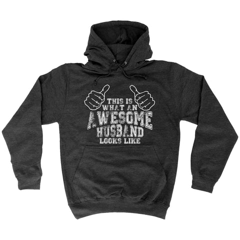 123t This Is What An Awesome Husband Looks Like Funny Hoodie