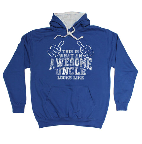 123t This Is What An Awesome Uncle Looks Like Funny Hoodie