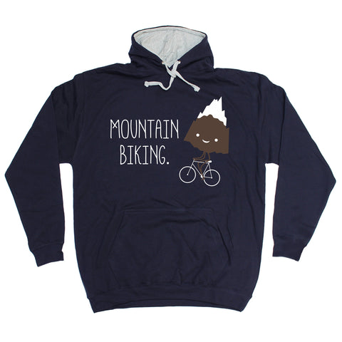 123t Mountain Biking Snow Top Design Funny Hoodie