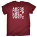 123t Men's Alphabet Love Design Funny T-Shirt