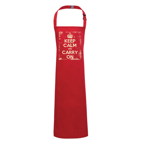 Official Keep Calm And Carry On ... Distressed Kids Cooking Playtime Apron