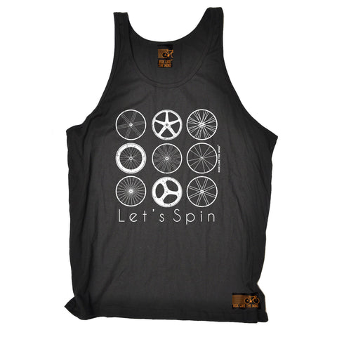 Ride Like The Wind Let's Spin Cycling Vest Top