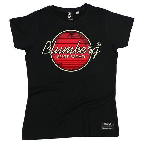 Women's Blumberg Surf Wear Red Design - Premium T-Shirt