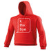 123t K Thx Bye Text Message Design Funny Hoodie