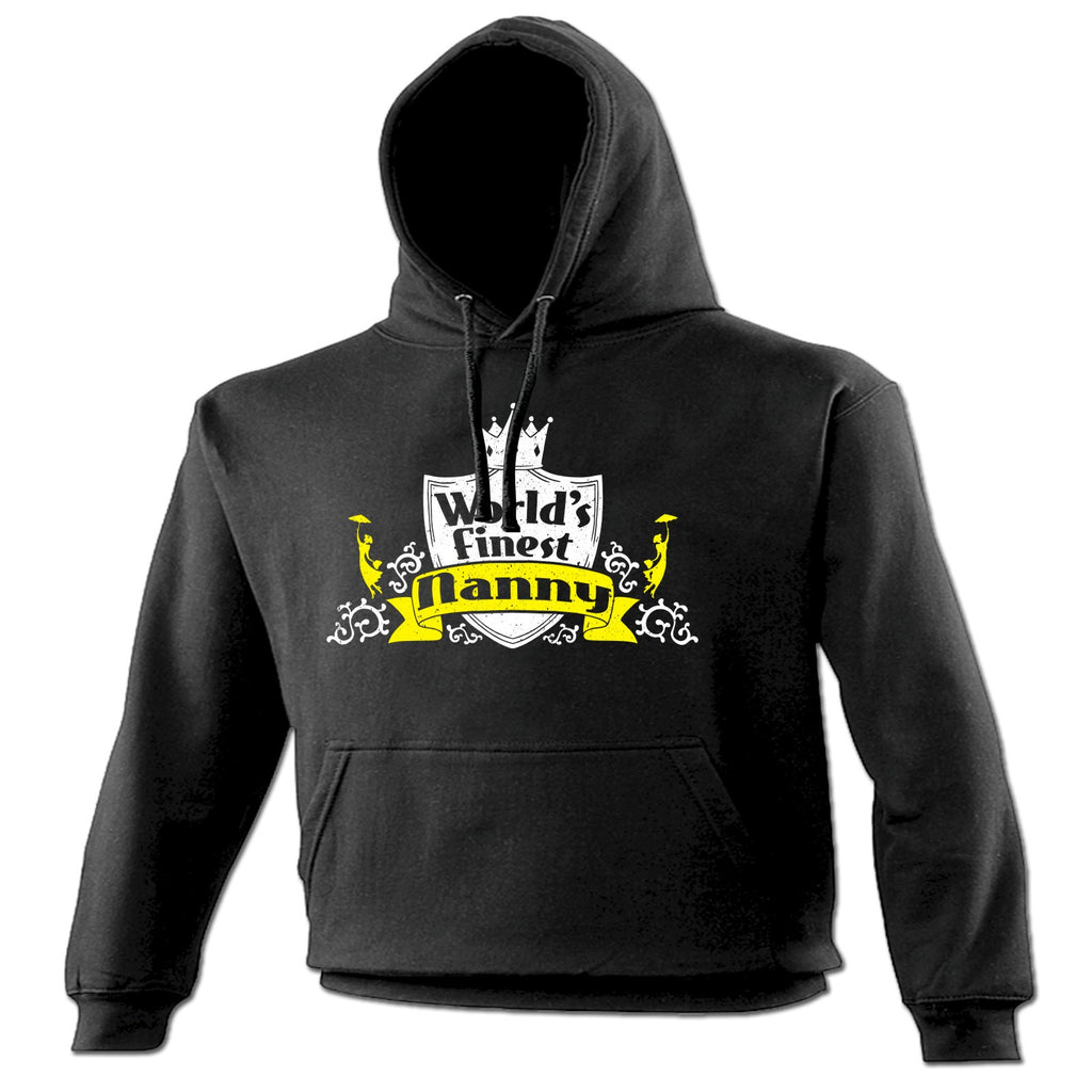 123t World's Finest Nanny Funny Hoodie