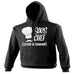 123t Sous Chef Second In Command White Hat Design Funny Hoodie