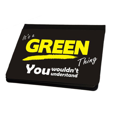 123t It's A Green Surname Thing iPad Cover / Case / Stand ( All Models )