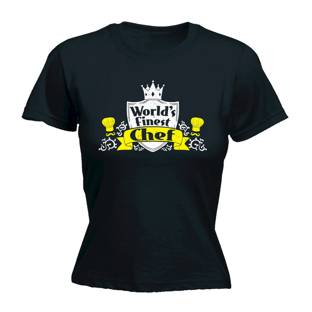 123t Women's World's Finest Chef Funny T-Shirt