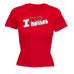 123t Women's I Love Horses Horse Heart Design Funny T-Shirt