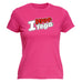 123t Women's I Love Yoga Stance Heart Design Funny T-Shirt