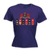 123t Women's The Noble Gases Royal Flag Design Funny T-Shirt