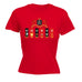 123t Women's The Noble Gases Royal Flag Design Funny T-Shirt