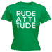 123t Women's Rude Attitude Funny T-Shirt