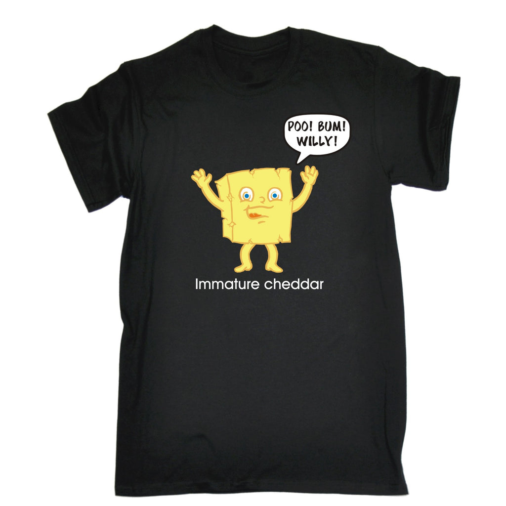 123t Men's Immature Cheddar Profanity Design Funny T-Shirt