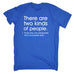 123t Men's There Are Two Kinds Of People Extrapolate From Incomplete Data Funny T-Shirt