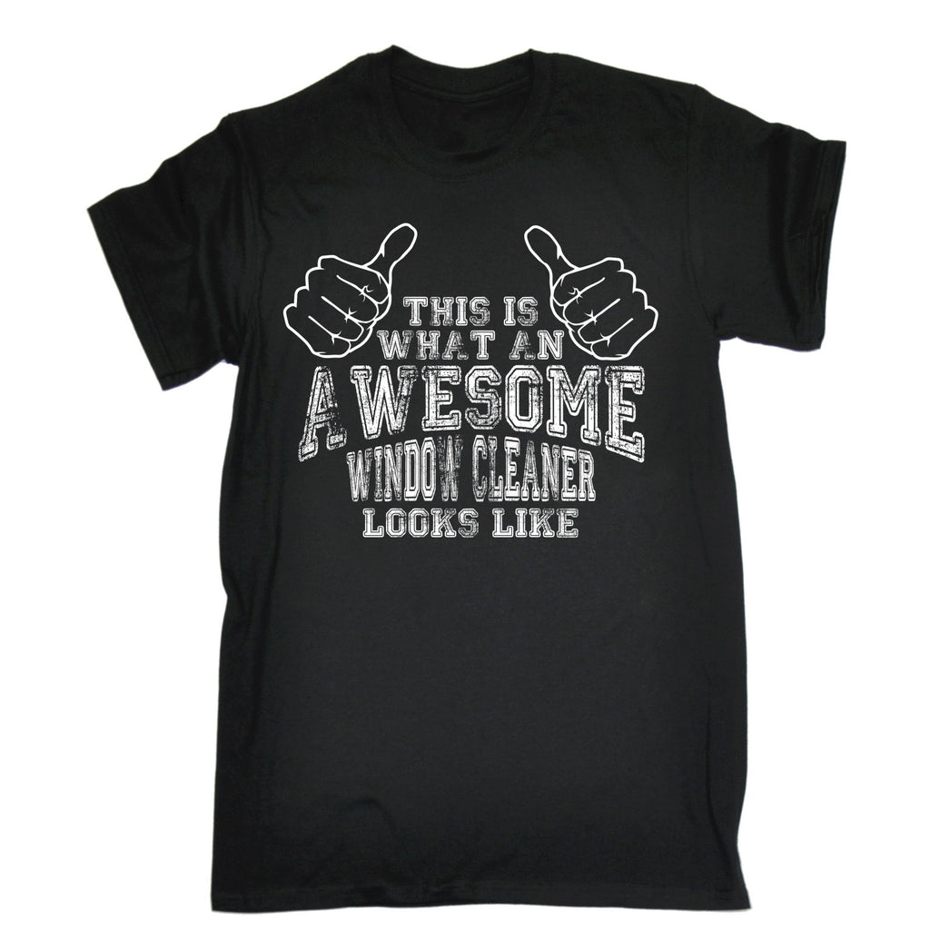 123t Men's This Is What An Awesome Window Cleaner Looks Like Funny T-Shirt