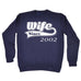 123t Wife Since Design Funny Sweatshirt
