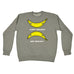 123t Happy Banana Sad Banana Smiley Sad Face Design Funny Sweatshirt