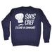123t Sous Chef Second In Command White Hat Design Funny Sweatshirt