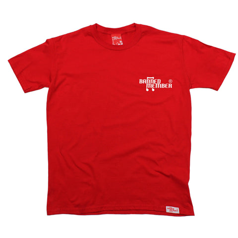 Banned Member Men's Pocket Design Music T-Shirt
