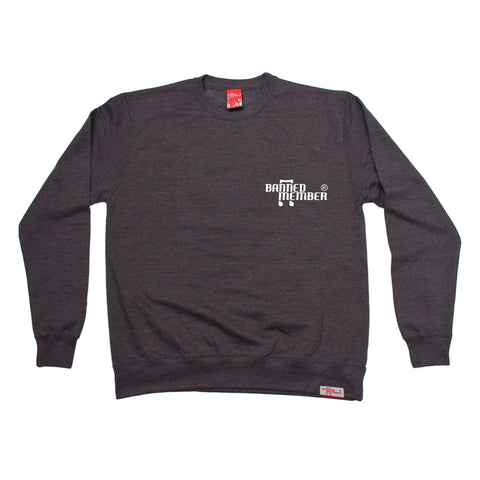 Banned Member Pocket Design Music Sweatshirt