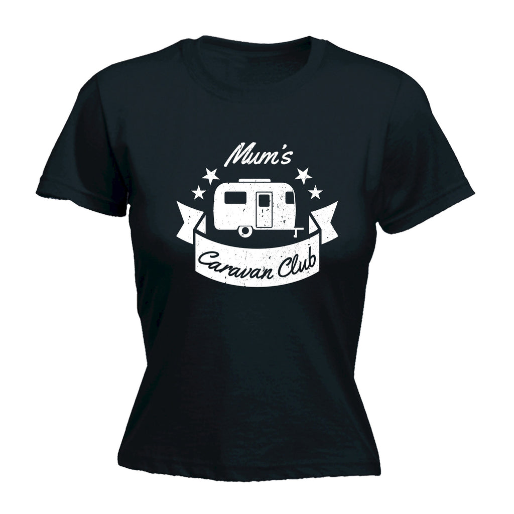 123t Women's Mum's Caravan Club Funny T-Shirt
