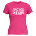 123t Women's Don't Give Up On Your Dreams Keep Sleeping Funny T-Shirt