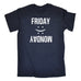 123t Men's Friday Happy Monday Sad Smiley Design Funny T-Shirt