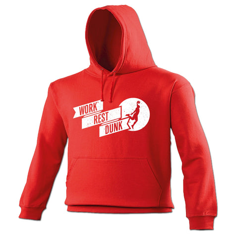 123t Work Rest Dunk Funny Hoodie
