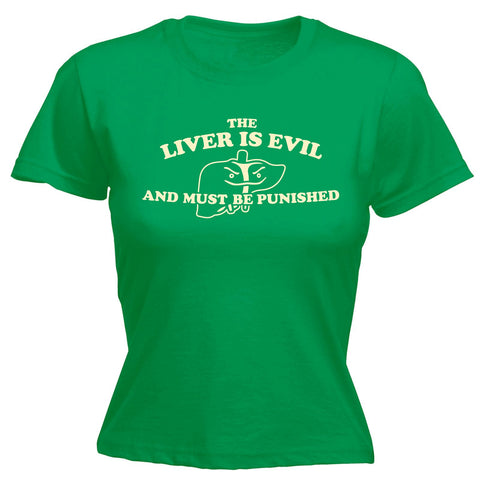 123t Women's The Liver Is Evil And Must Be Punished - FITTED T-SHIRT
