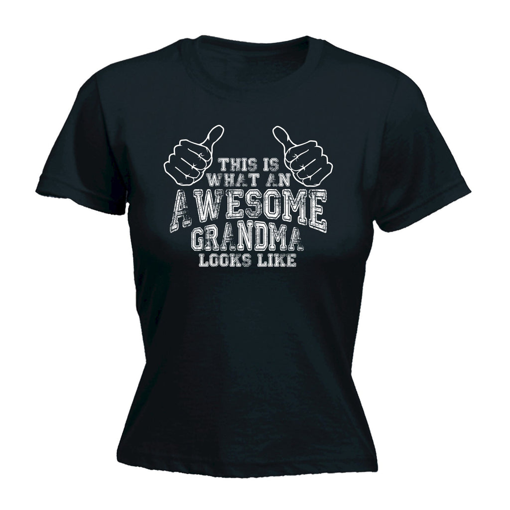 123t Women's This Is What An Awesome Grandma Looks Like Funny T-Shirt