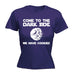 123t Women's Come To The Darkside We Have Cookies Funny T-Shirt
