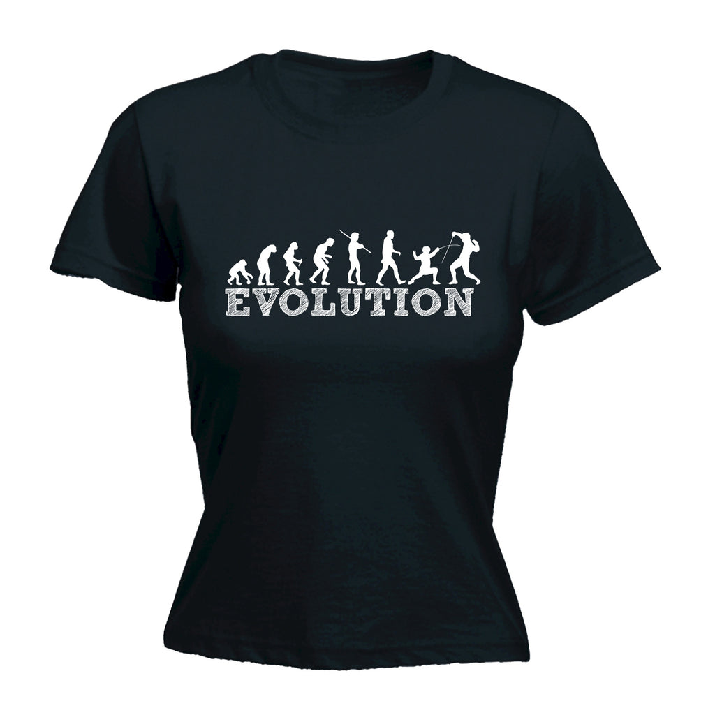 123t Women's Evolution Fencing Funny T-Shirt