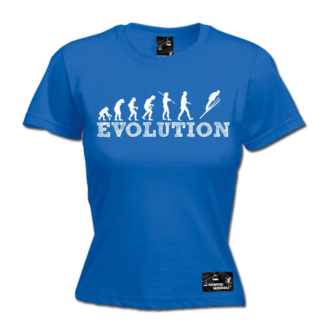 Powder Monkeez Women's Evolution Ski Jump Skiing T-Shirt