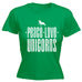 123t Women's Peace Love Unicorns Funny T-Shirt