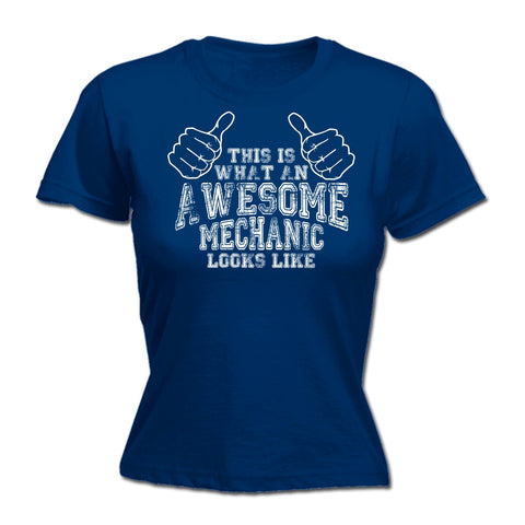 123t Women's 123t This Is What An Awesome Mechanic Looks Like Funny T-Shirt