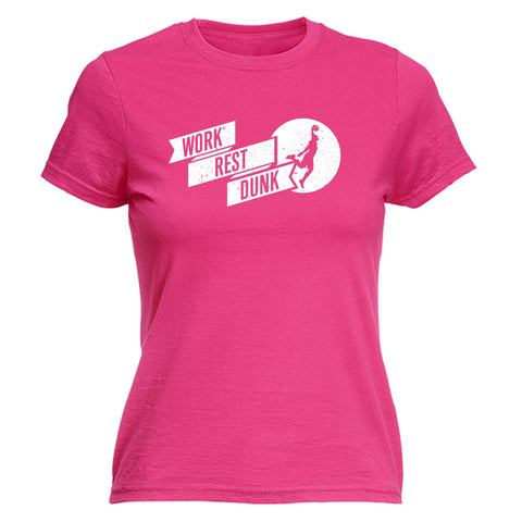 123t Women's Work Rest Dunk Funny T-Shirt