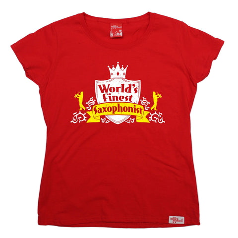 Banned Member Women's World's Finest Saxophonist Saxophone T-Shirt