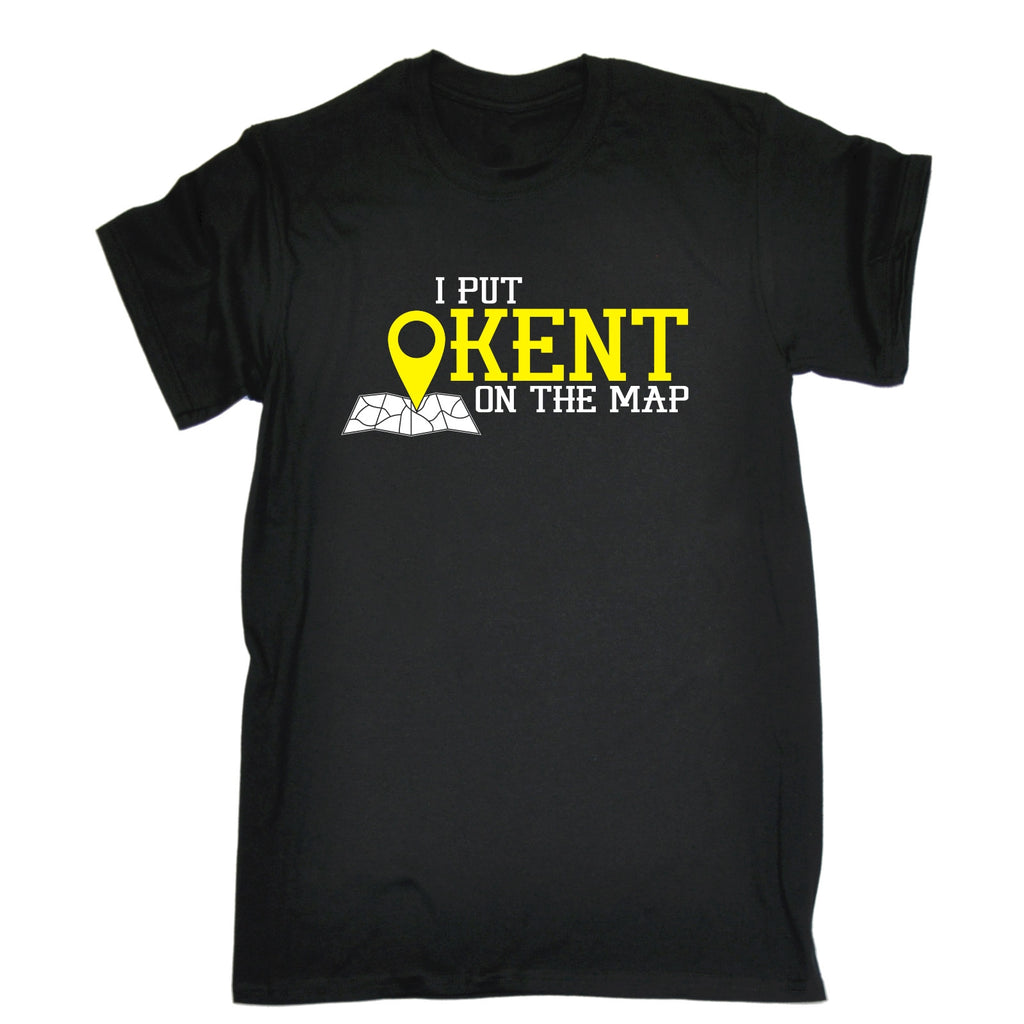 123t Men's I Put Kent On The Map Funny T-Shirt