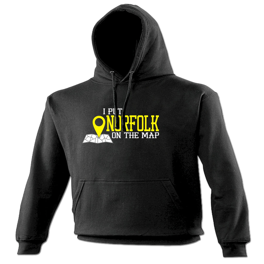 123t I Put Norfolk On The Map Funny Hoodie