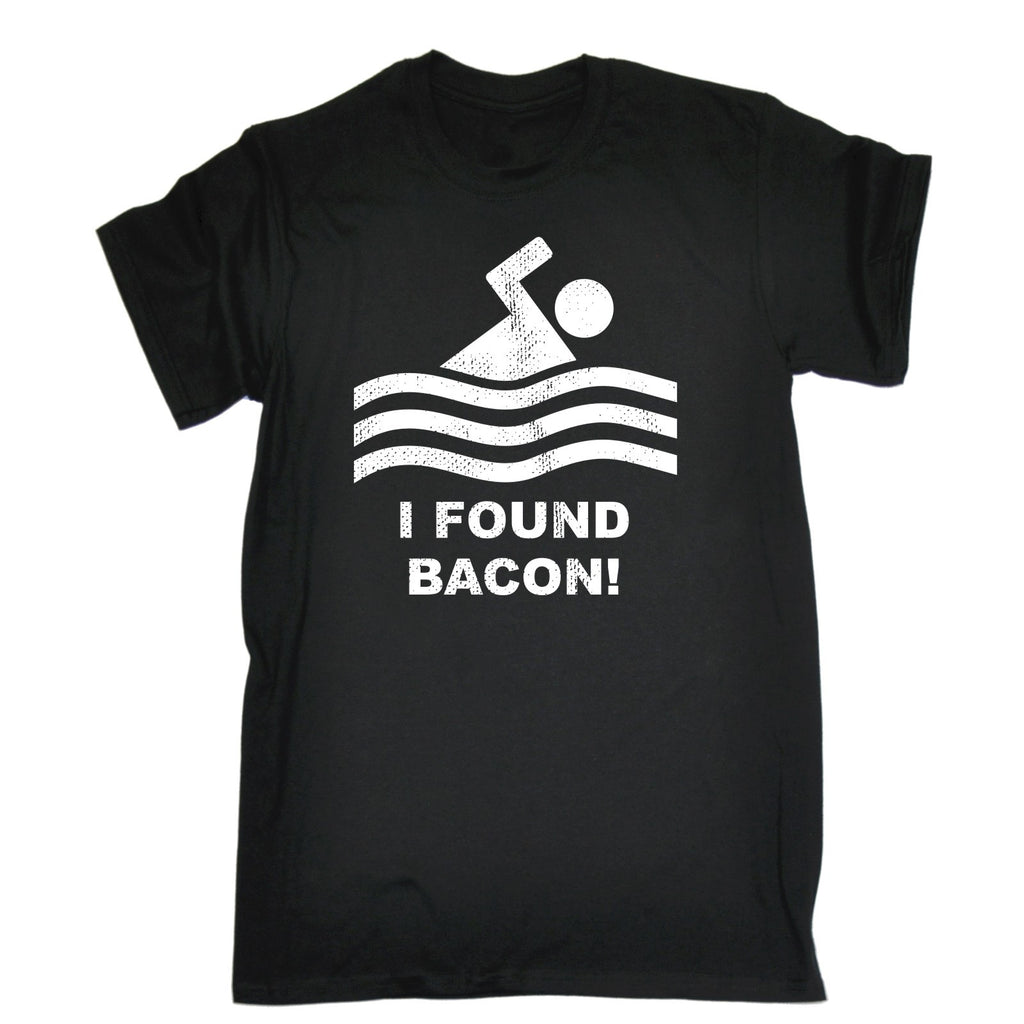 123t Men's I Found Bacon Rashers Design Funny T-Shirt