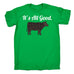 123t Men's It's All Good Beef Cow Design Funny T-Shirt