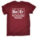 123t Men's Beer The Essential Element Periodic Table Funny T-Shirt
