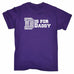 123t Men's D Is For Daddy Funny T-Shirt